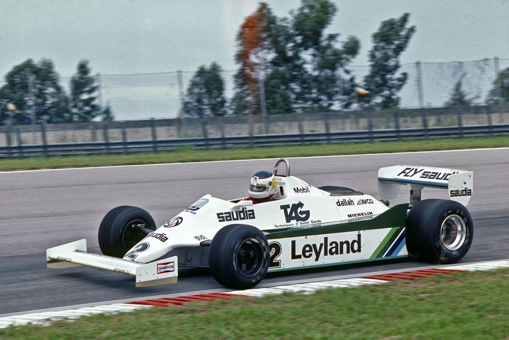 Rio de Janeiro, Brazil, 27th - 29th March 1981, RD2. Carlos Reutemann on track in the Williams FW07C-Ford. Action. Photo: LAT Photographic/Williams F1. Ref: 1981williams04