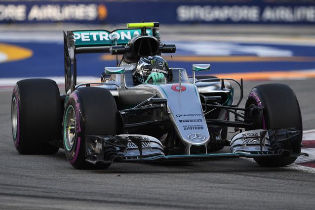 Miglior tempo di Nico Rosberg nella FP2 del GP di Singapore 2016 (foto da: motori.fanpage.it)