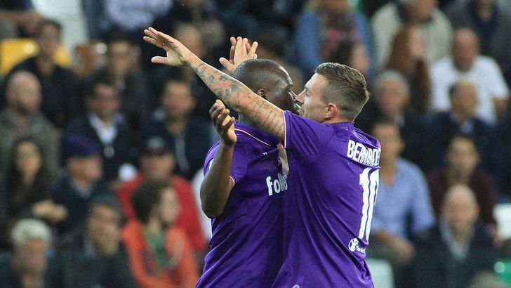 Babacar e Bernardeschi festeggiano l'1-0 - Fonte: tuttosport.com