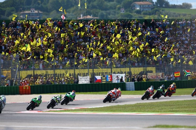 Uno scorcio delle tribune di Misano durante l'edizione dello scorso anno (foto da: crash.net)