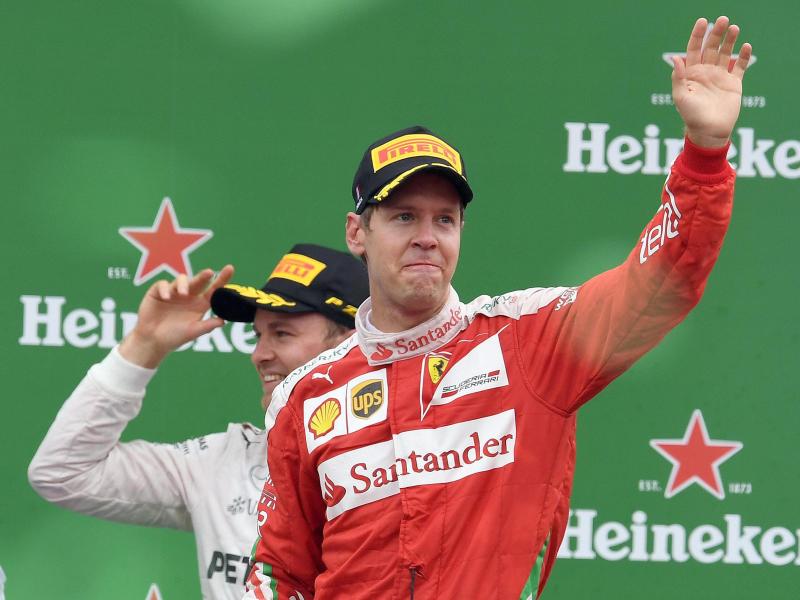 Buon 3° posto per Sebastian Vettel, che torna sul podio nella gara di casa della Ferrari (foto da: neue-woche.com)