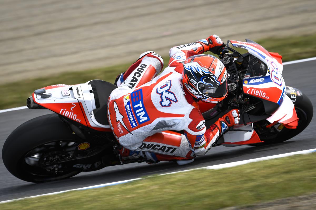 Buon venerdì a Motegi per Andrea Dovizioso, 2° assoluto nella classifica tempi (foto da: iotomotif.com)