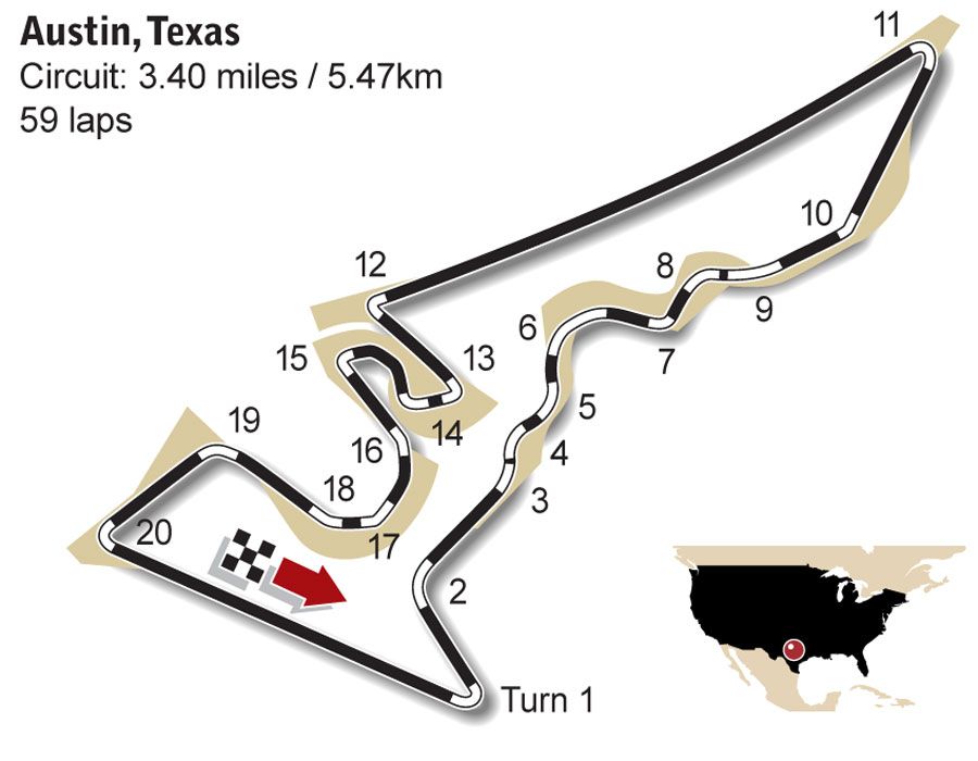 Il layout del COTA (foto da: en.espnf1.com)