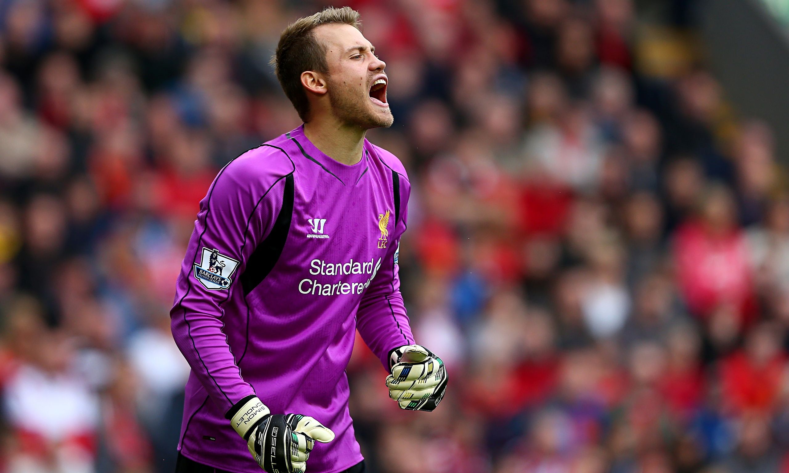 Simon Mignolet, Liverpool v Everton