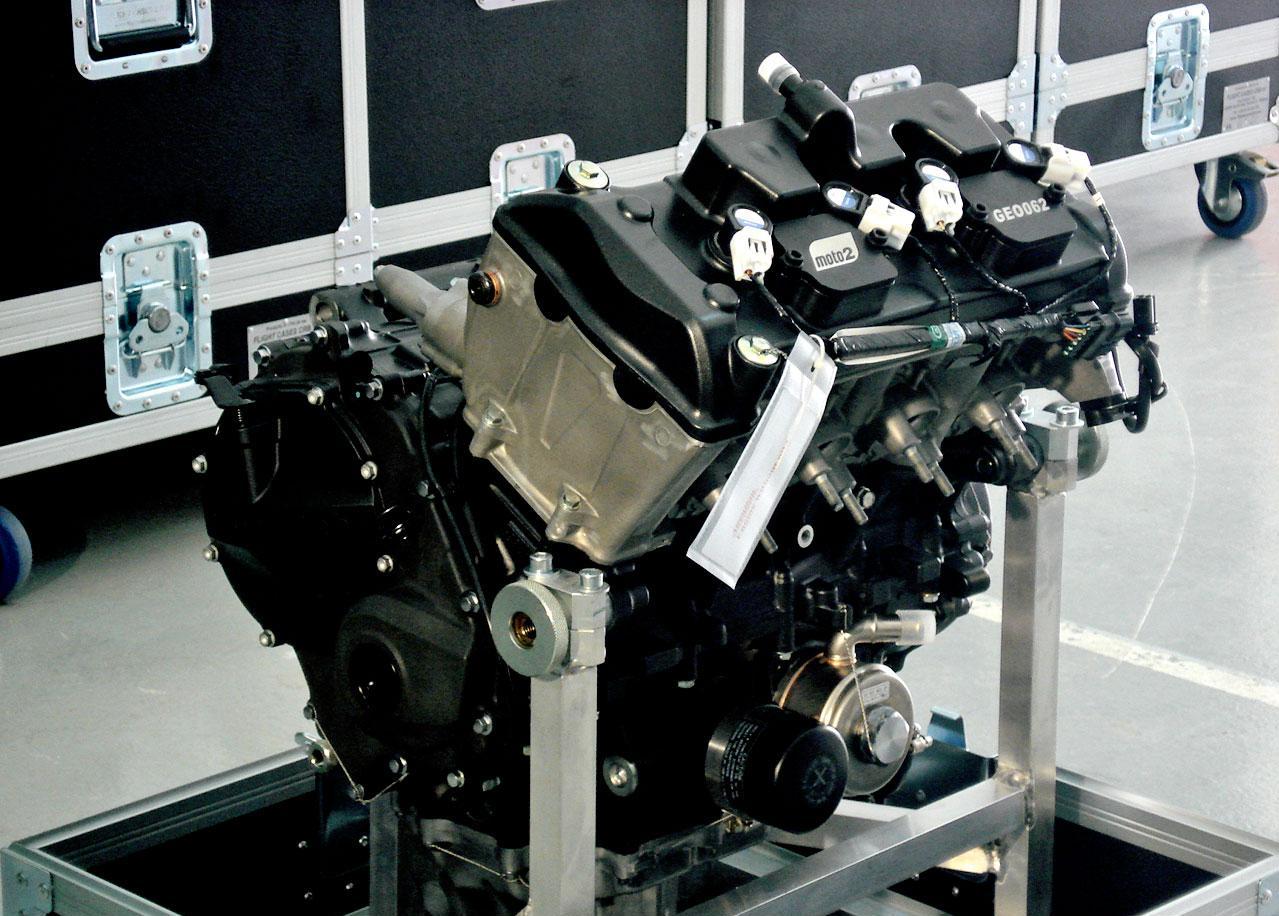 Un motore attuale della classe Moto2 (foto da: 2wheeltuesday.com)
