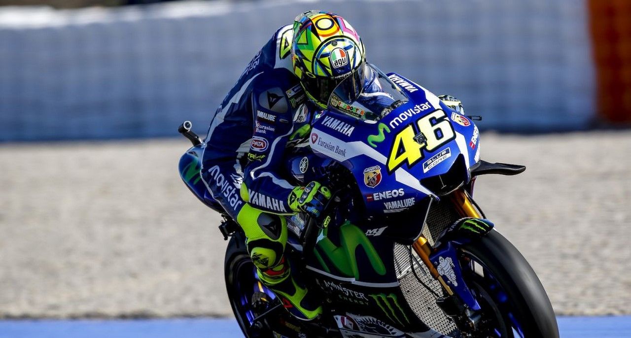 Settimo tempo, quest'oggi, per Valentino Rossi (foto da: bikeadvice.in)