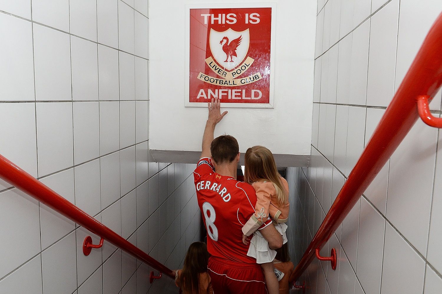 (THE SUN OUT, THE SUN ON SUNDAY OUT)  of Liverpool during the Barcalys Premier League match between Liverpool and Crystal Palace at Anfield on May 16, 2015 in Liverpool, England.