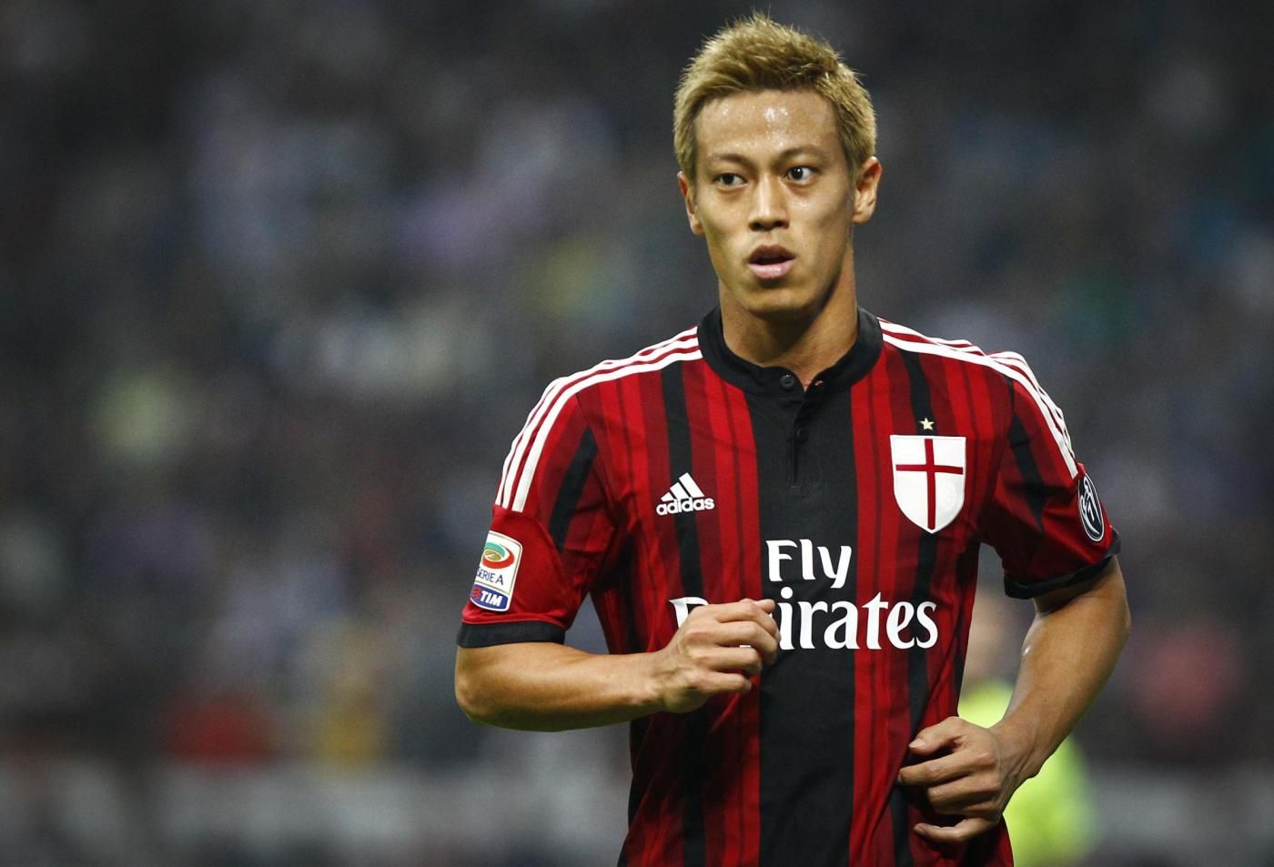 Foto LaPresse - Spada 20/09/2014 Milano ( Italia) Sport Calcio Milan - Juventus Campionato di Calcio Serie A TIM 2014 2015 - Stadio "Stadio San Siro " Nella foto: honda Photo LaPresse - Spada 20 09 2014 Milan ( Italy) Sport Soccer Milan - Juventus Italian Football Championship League A TIM 2014 2015 - " San Siro " Stadium In the pic: honda