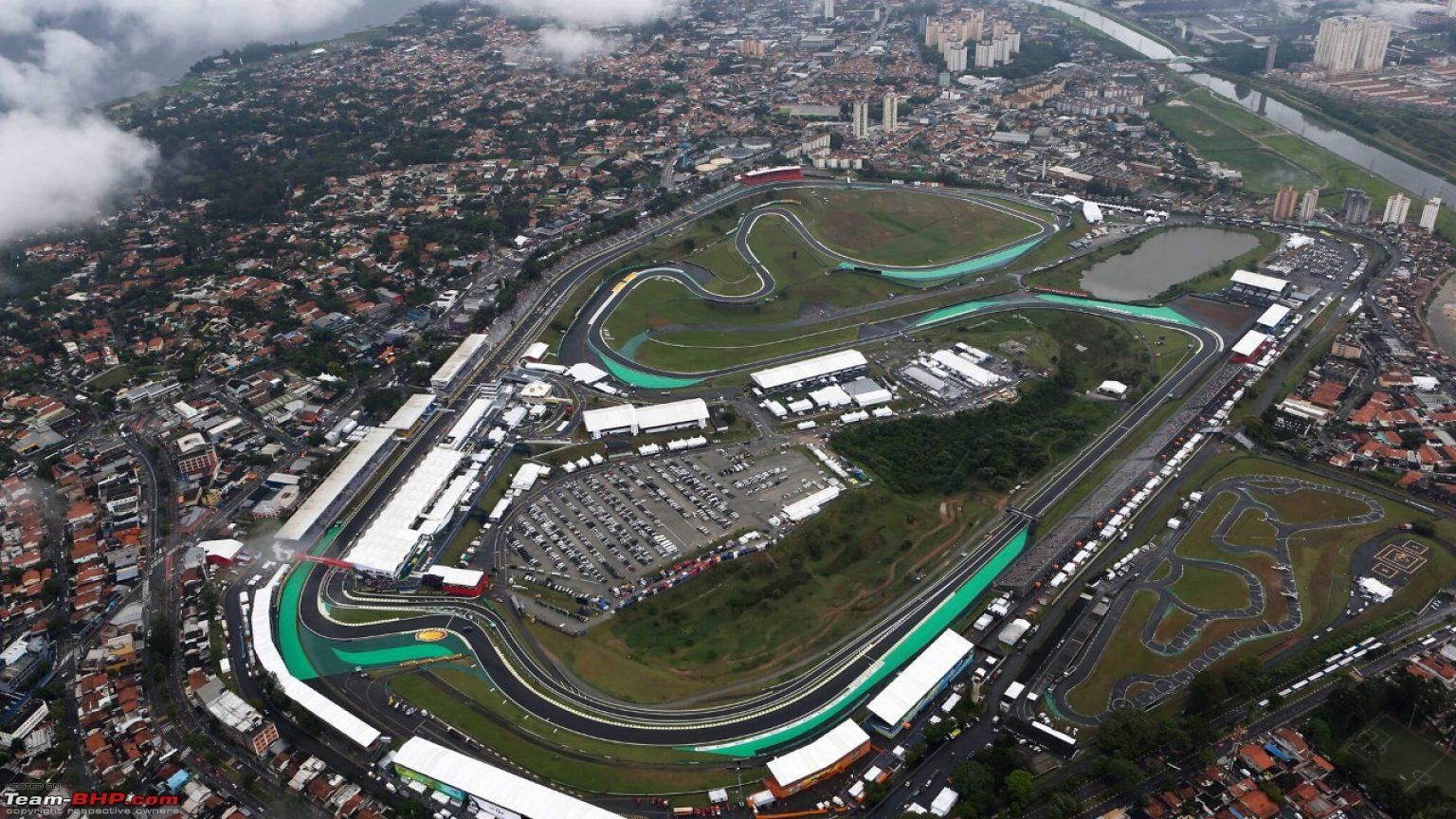 Vista dall'alto del circuito di Interlagos, intitolato alla memoria di Carlos Pace (foto da: team-bhp.com)