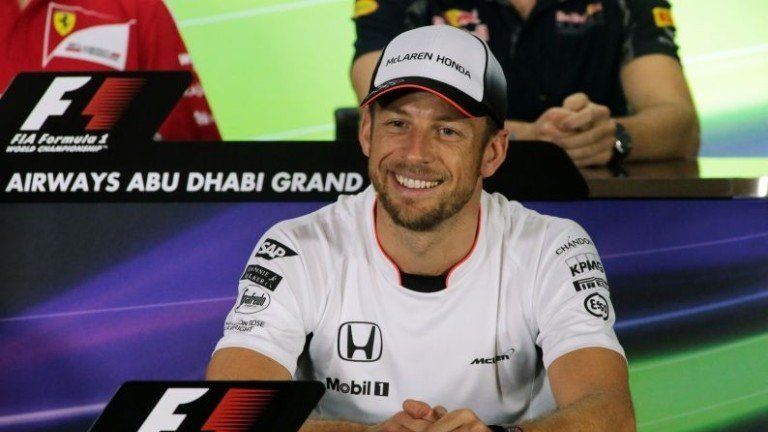 Jenson Button in quella che, presumibilmente, sarà stata la sua ultima conferenza stampa del giovedì (foto da: gol.dnevnik.hr)