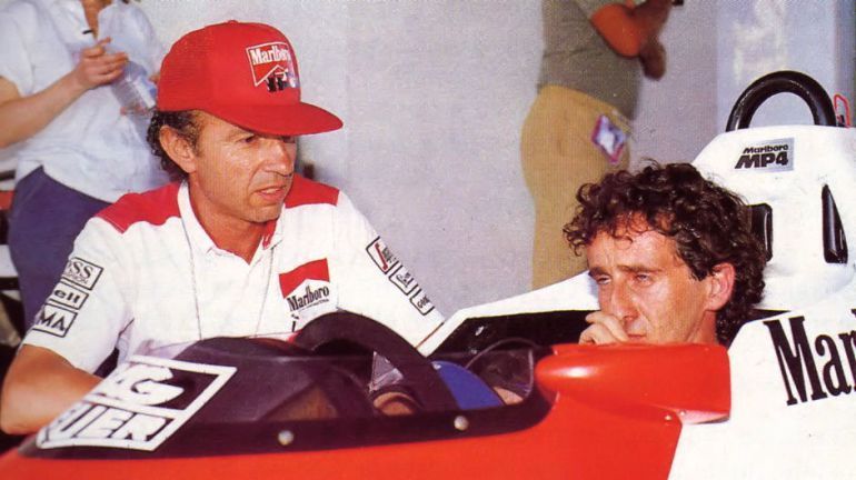 Jo Ramirez con Alain Prost, anni '80 in McLaren (foto da: cadenaser.com)