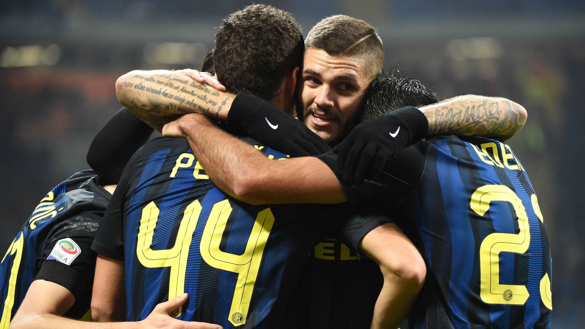 during the Serie A match between FC Internazionale and FC Crotone at Stadio Giuseppe Meazza on November 6, 2016 in Milan, Italy.