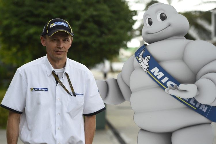 Nicolas Goubert, direttore tecnico e supervisore del programma MotoGP della Michelin (foto da: yellowbiker.com)