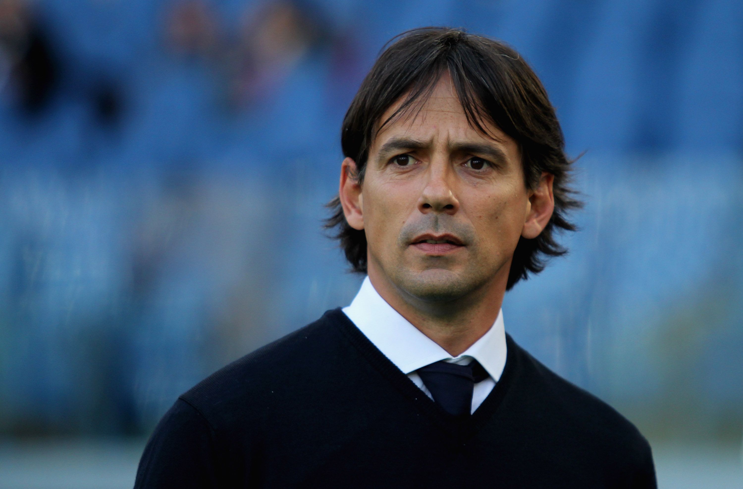 ROME, ITALY - APRIL 17:  SS Lazio head coach Simone Inzaghi looks on during the Serie A match between SS Lazio and Empoli FC at Stadio Olimpico on April 17, 2016 in Rome, Italy.  (Photo by Paolo Bruno/Getty Images)