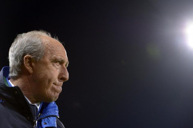 Foto LaPresse - Fabio Ferrari 12 11 2016 Vaduz ( Liechtenstein  ) Sport Liechtenstein vs Italia - Gruppo G - Qualificazioni Coppa del Mondo 2018 - Stadio "Rheinpark Stadion" di Vaduz Nella foto:Giampiero Ventura ( Italy ) Photo LaPresse - Fabio Ferrari November 12, 2016 Vaduz ( Liechtenstein ) sport Liechtenstein vs Italy - Gouop G - The 2018 World Cup qualifiers - Stadium "Rheinpark Stadion" of Vaduz  in the pic:Giampiero Ventura ( Italy )