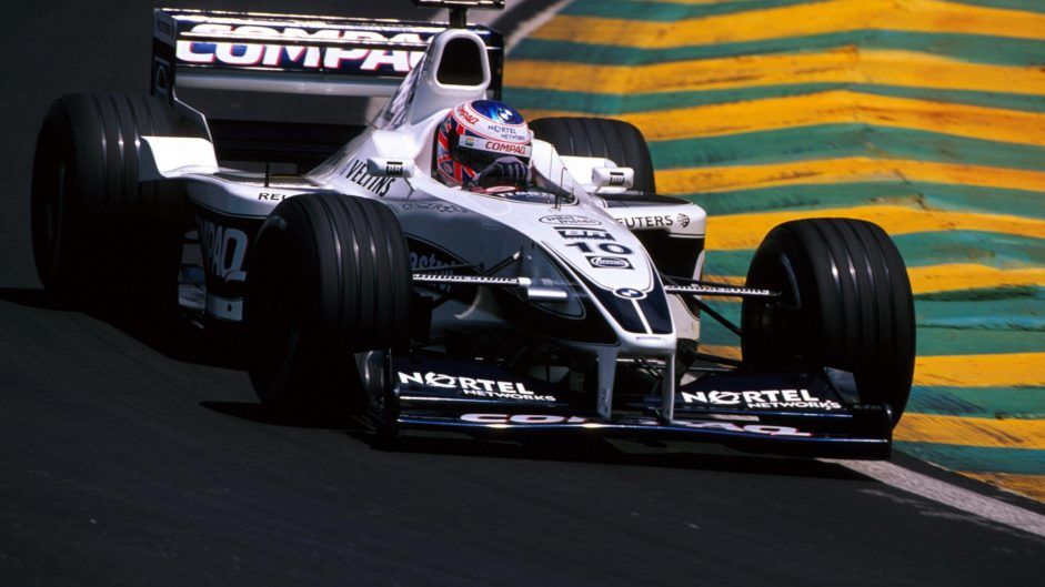 La prima monoposto di Formula 1 di Jenson Button, la Williams FW22 (foto da: f1fanatic.co.uk)