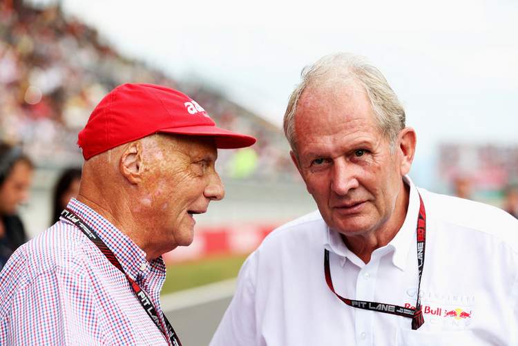 Niki Lauda ed Helmut Marko (foto da: autosnova.com)