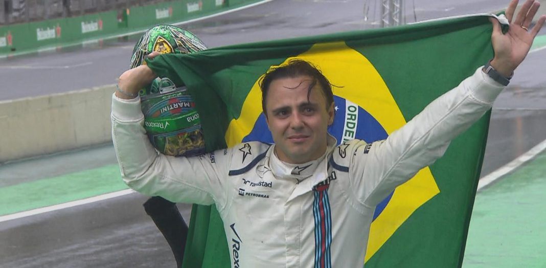 Una delle immagini che più ci resteranno impresse di questo 2016: le lacrime di Felipe nel giorno della sua ultima apparizione nel Gran Premio del Brasile (foto da: wtf1.co.uk)