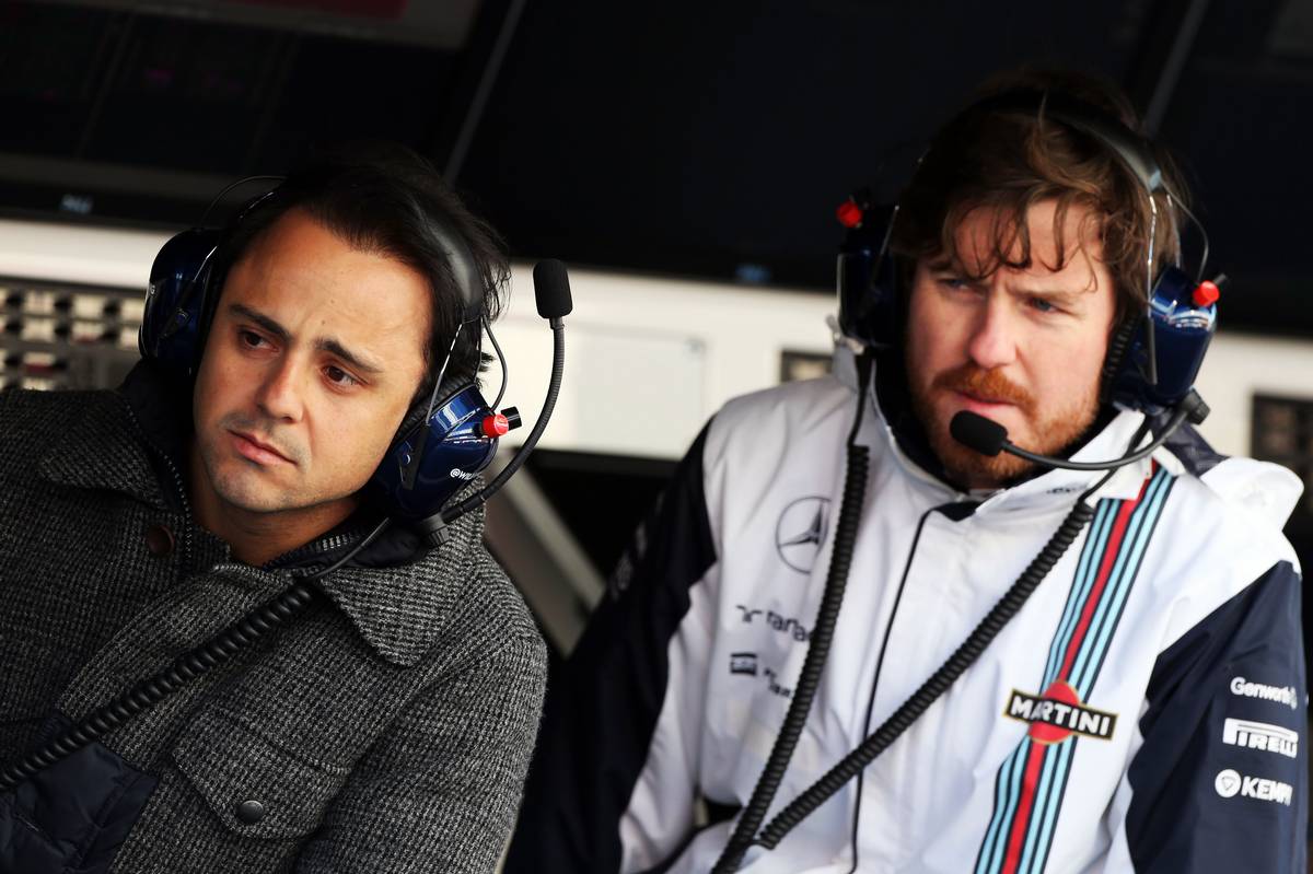 Felipe Massa e Rob Smedley in Williams (foto da: sport365.hu)