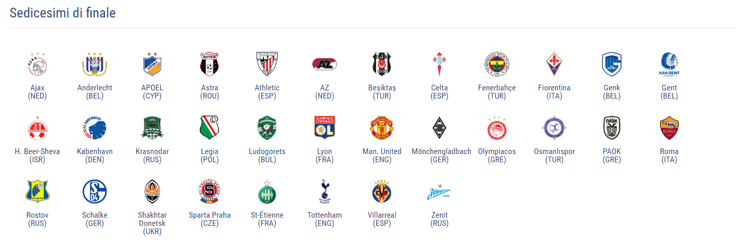 sedicesimi-finale-europa-league