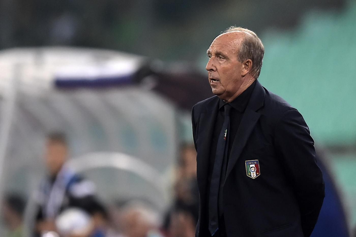 Foto Fabio Ferrari - LaPresse 01/09/2016 Bari ( Italia ) Sport Italia vs Francia - Partita amichevole - Stadio San Nicola di Bari. Nella foto: Giampiero Ventura ( Italy ) photo Fabio Ferrari / LaPresse September 01, 2016 Bari ( Italy ) Sport Italy vs France - Friendly match - Stadium "San Nicola" of Bari. In the pic: Giampiero Ventura ( Italy )