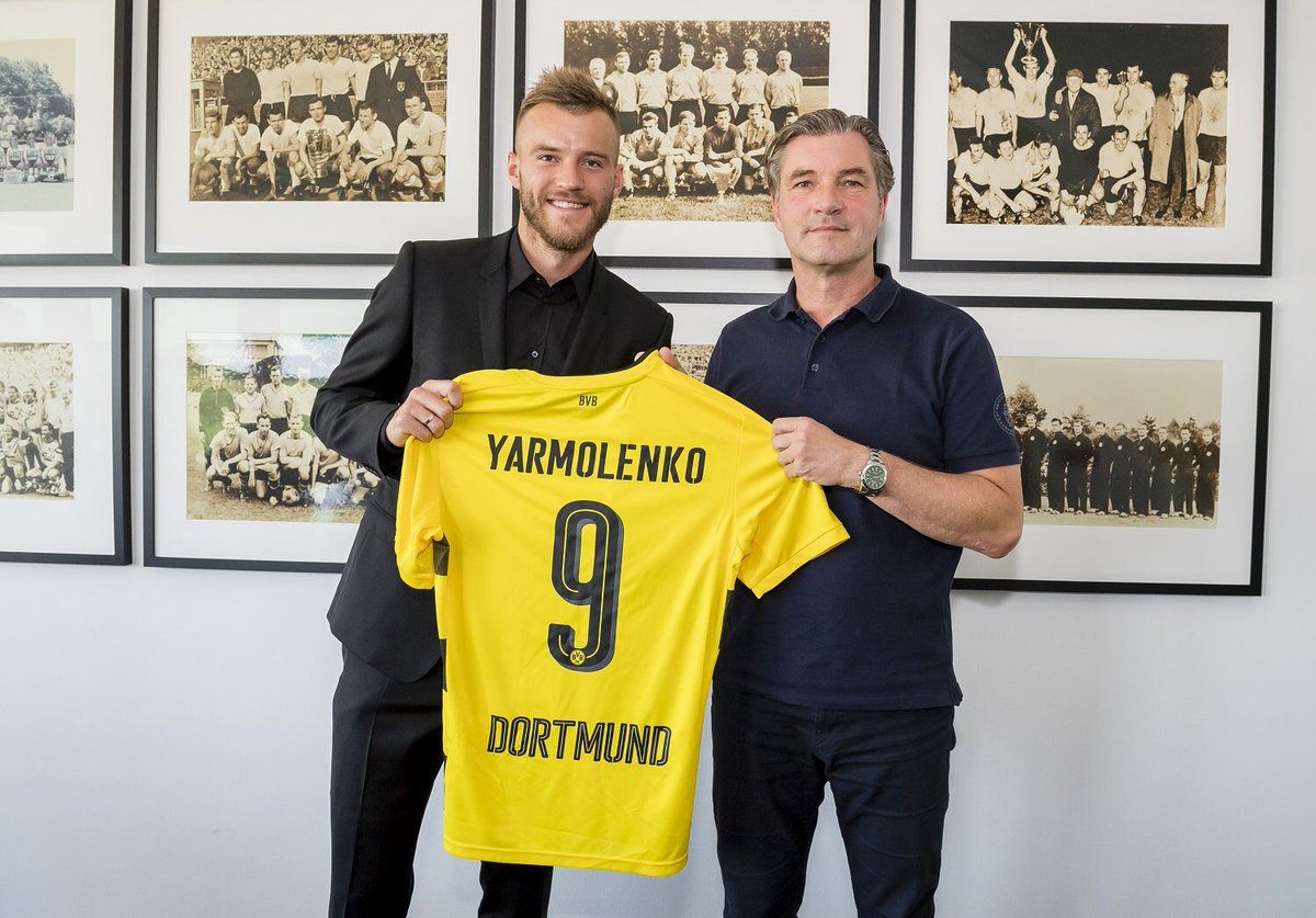 borussia dortmund yarmolenko