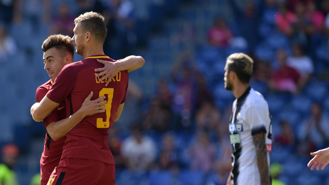 Roma-Udinese dzeko el shaarawy