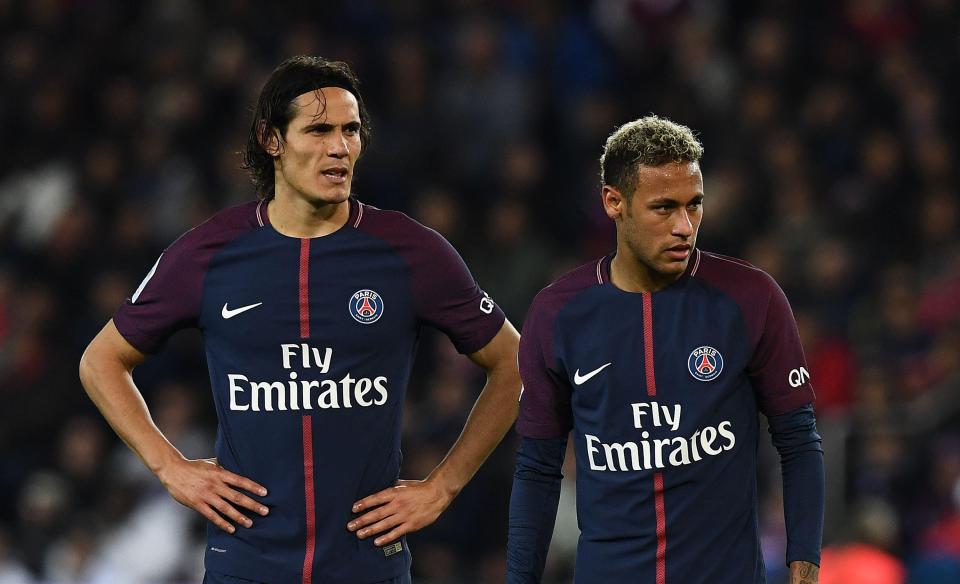 psg cavani neymar