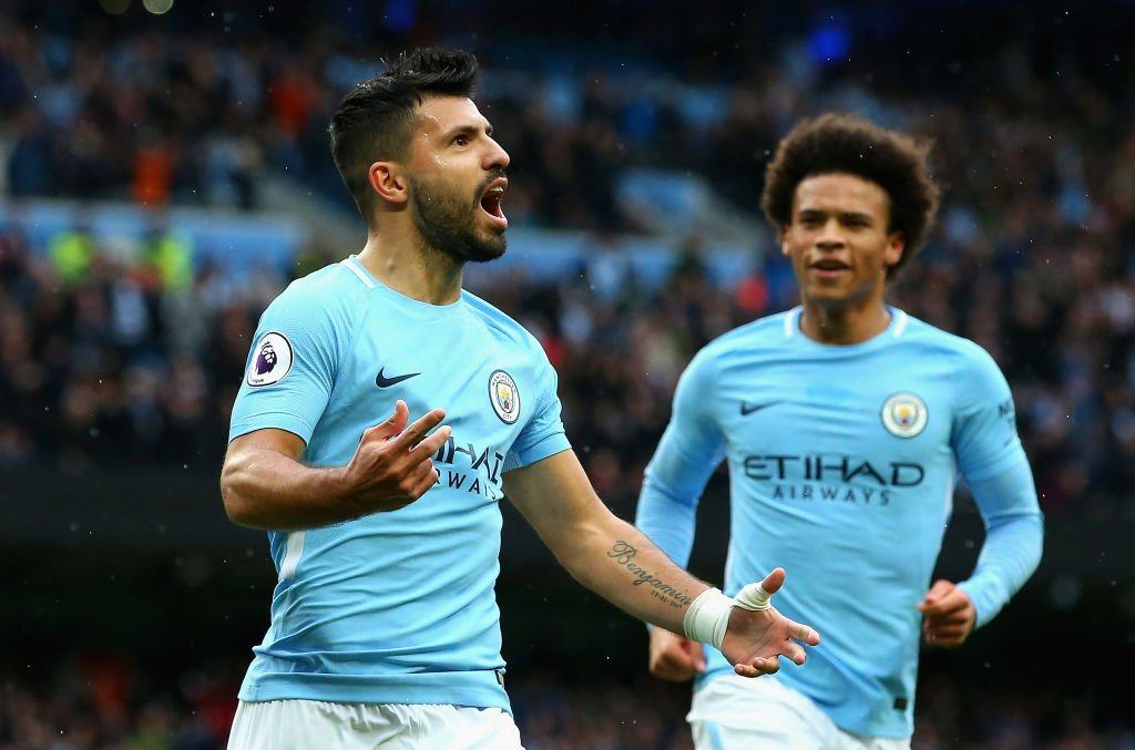 premier league aguero sanè