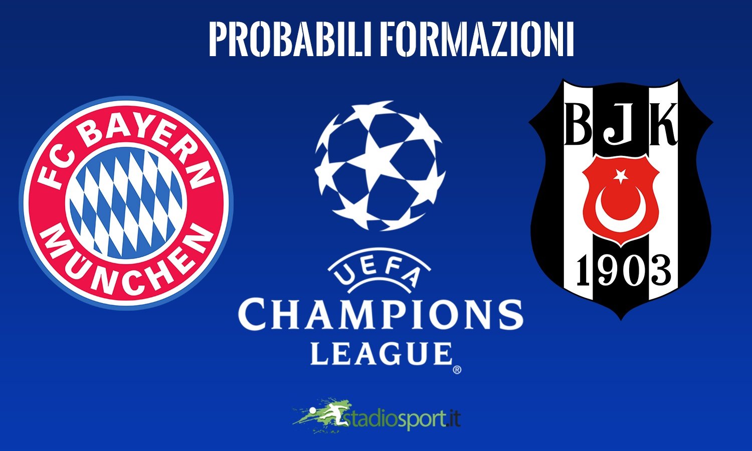 bayern monaco besiktas probabili champions