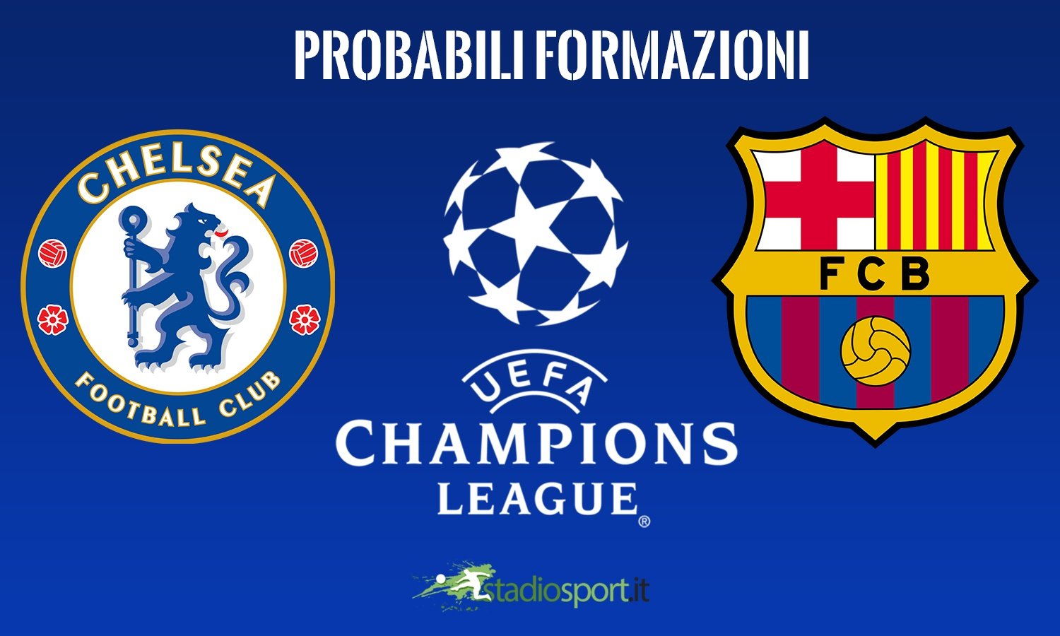 chelsea-barcellona probabili champions