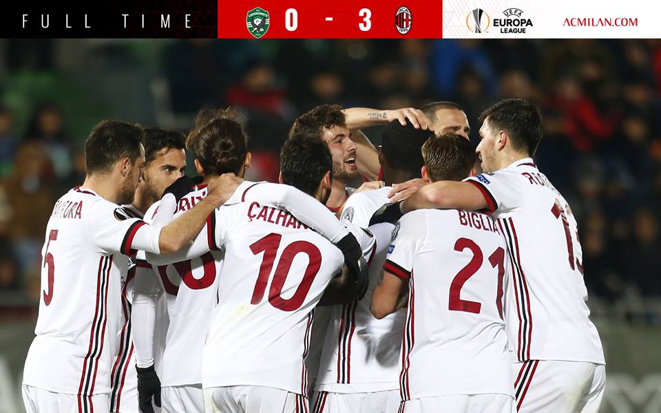 Analisi tattica Ludogorets-Milan 0-3