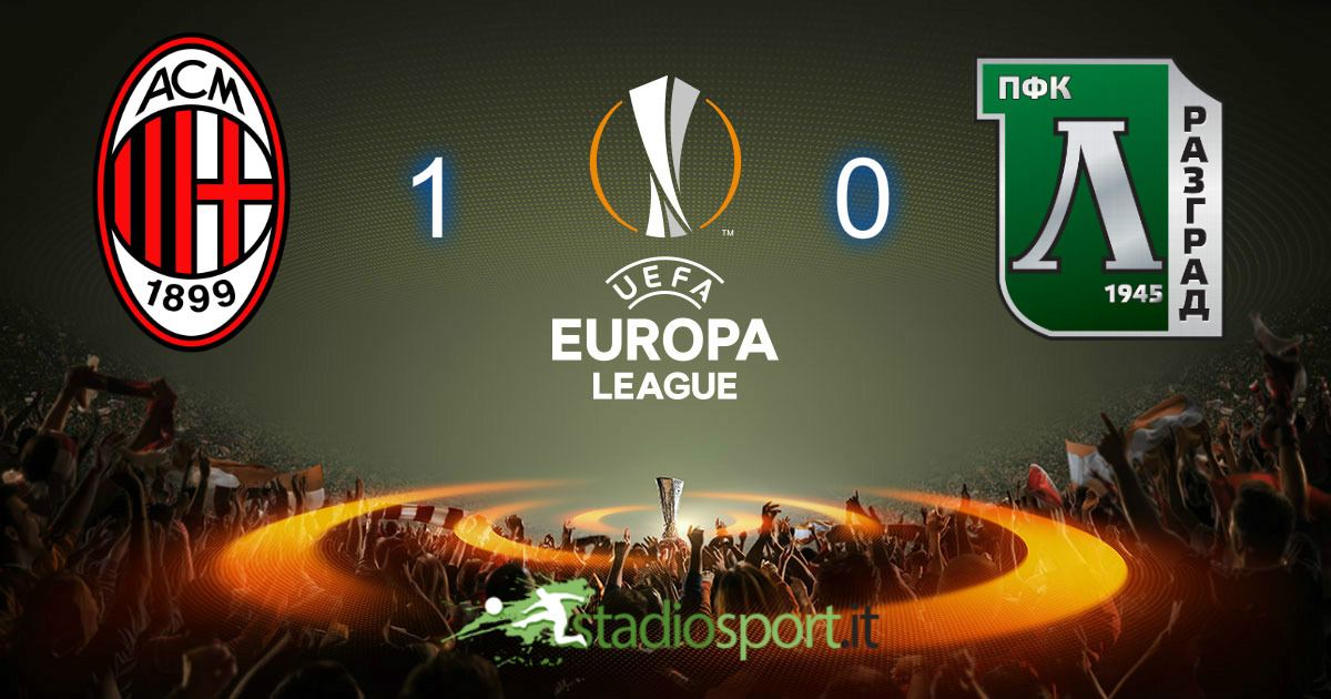 analisi tattica milan-ludogorets