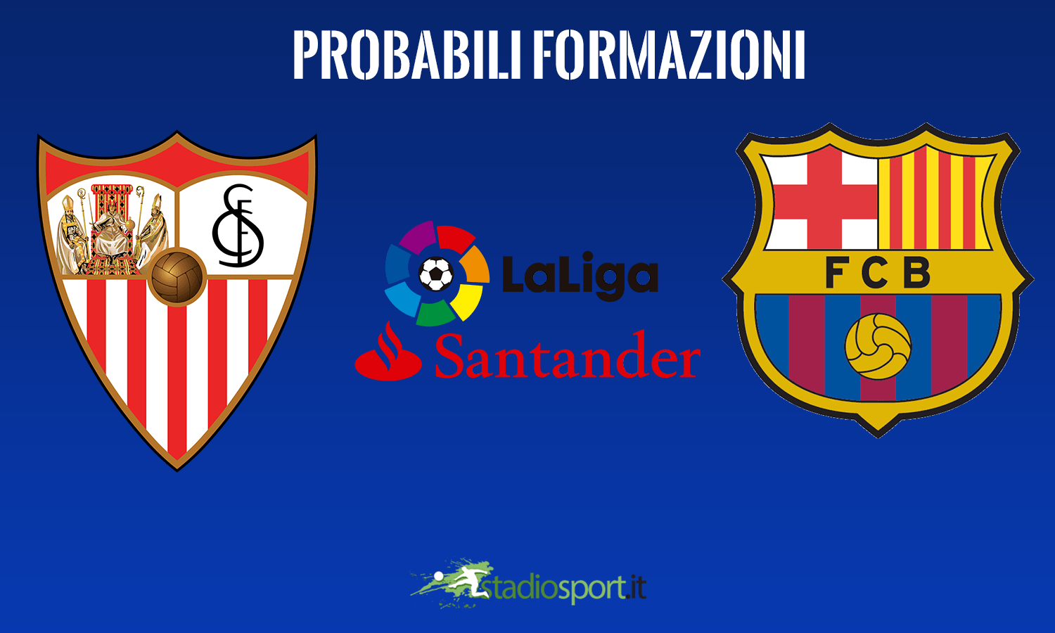 probabili la liga siviglia-barcellona