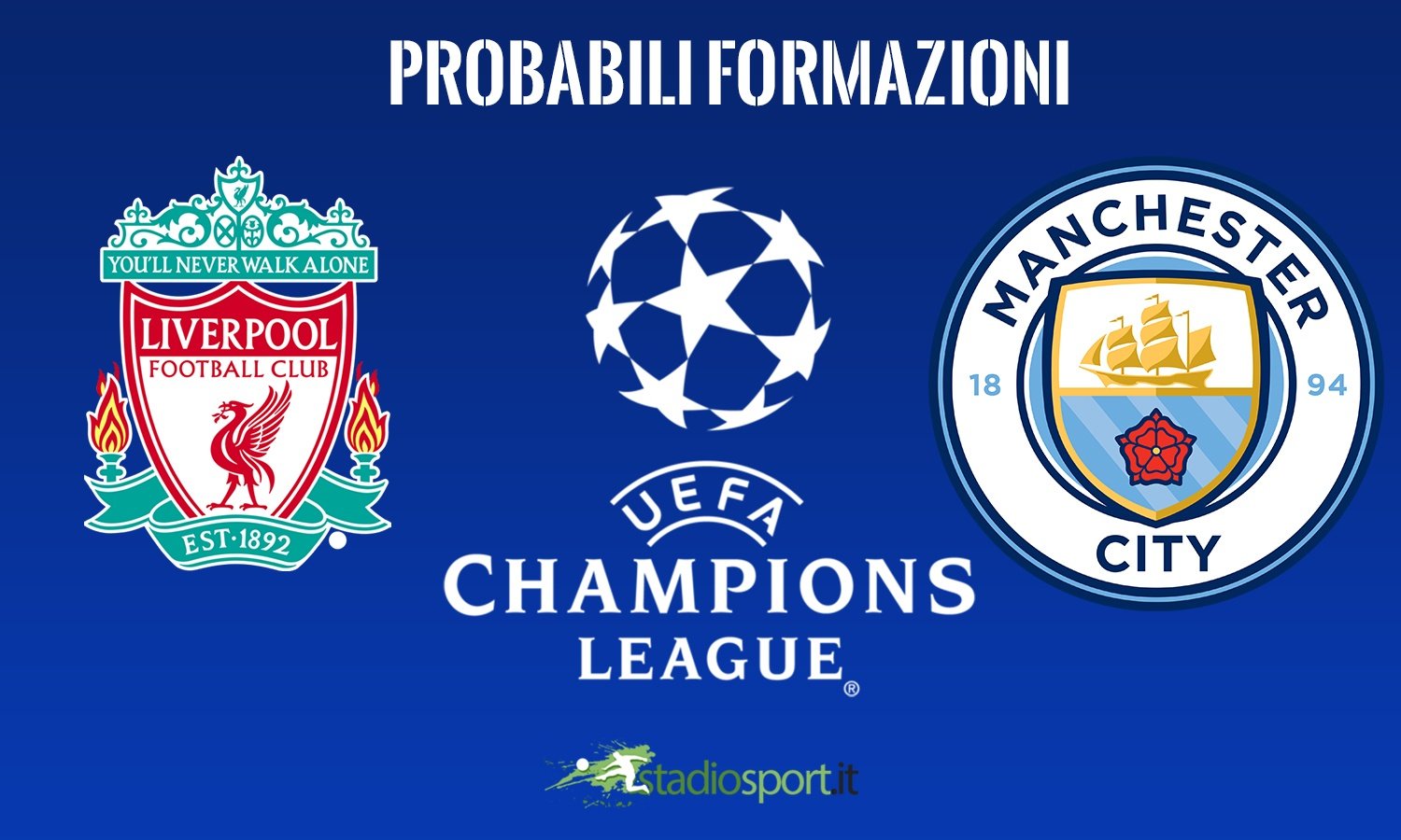 liverpool-manchester city probabili champions