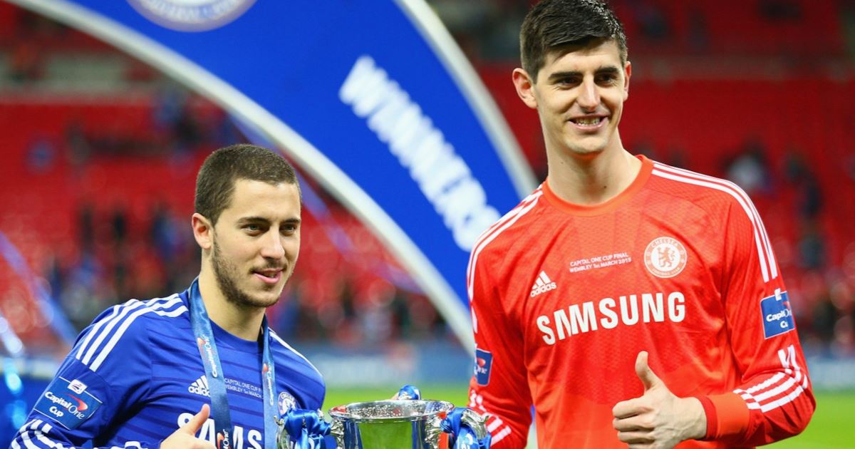 courtois hazard real madrid