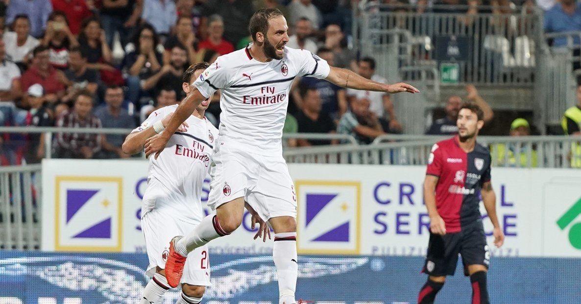 cagliari-milan higuain