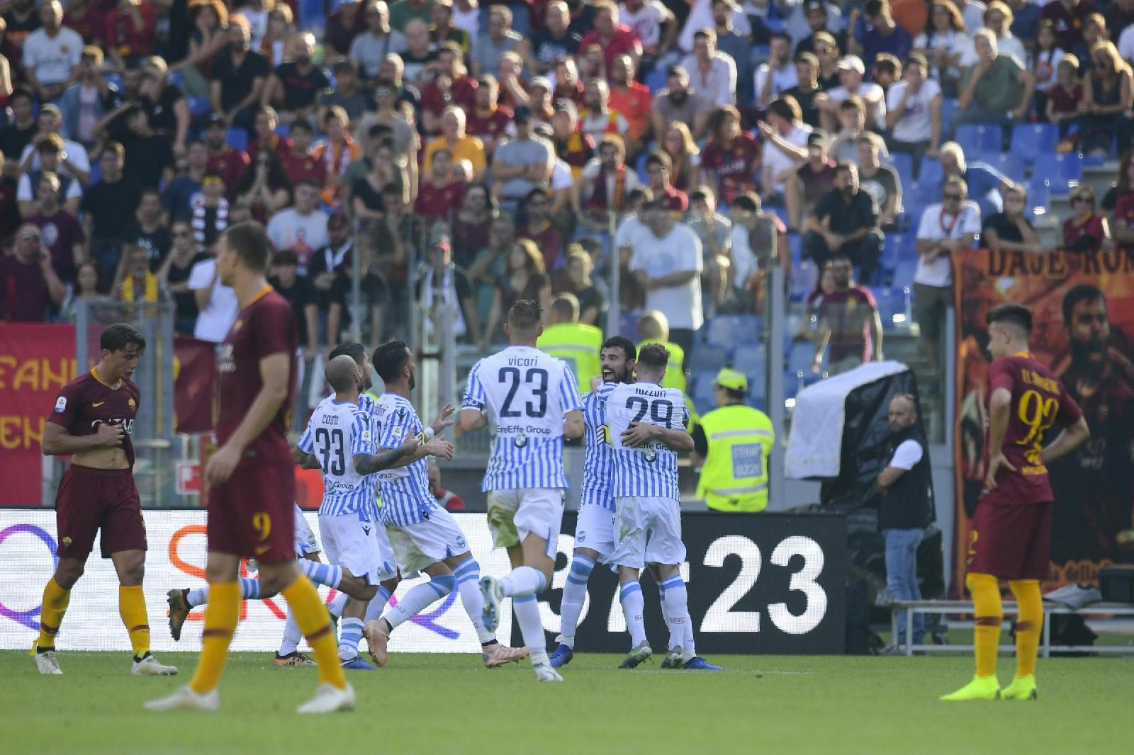 roma-spal esultanza