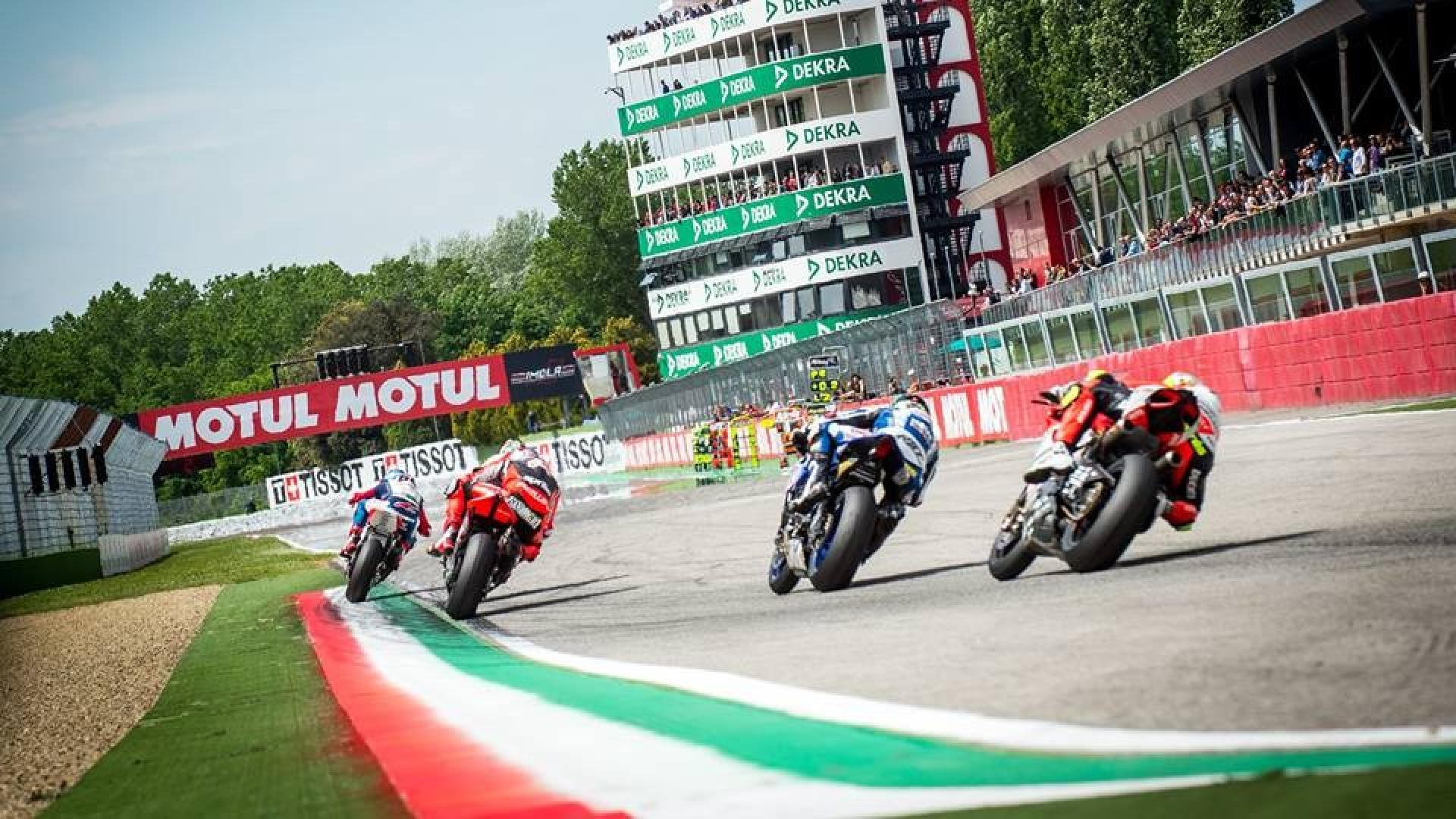 Superbike, Imola 2019 programmazione