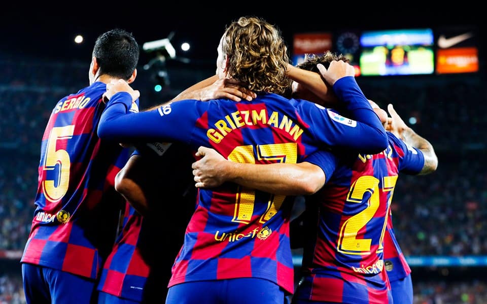 Barcellona: rimonta e la prima volta di Griezmann e Perez nella vittoria contro il Betis