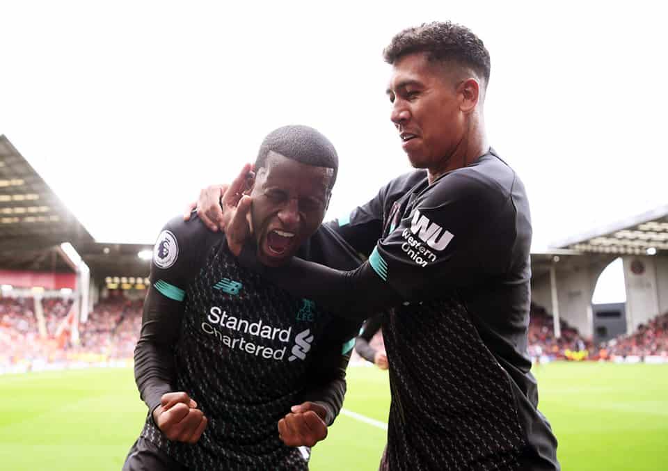 Liverpool: basta Wijnaldum a Sheffield