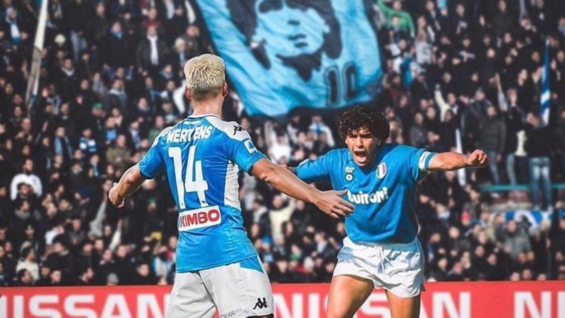 Napoli: Mertens raggiunge e supera Maradona