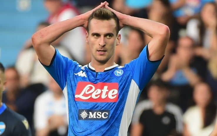 Napoli, piove sul bagnato per Ancelotti: infortunio per Milik, possibile lungo stop