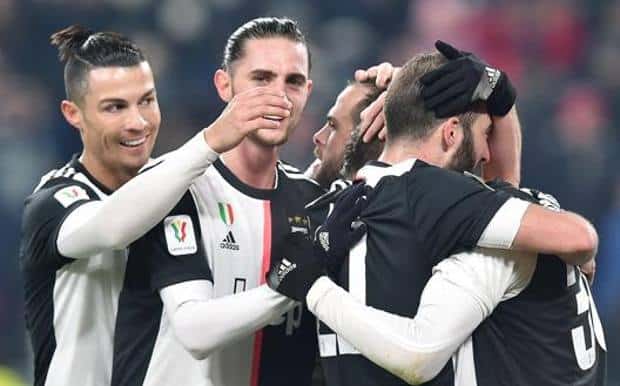 Coppa Italia, Video Gol Highlights Juventus-Roma 3-1 : Cristiano Ronaldo, Bentancur e Bonucci prenotano la semifinale. Per la Roma Under non basta