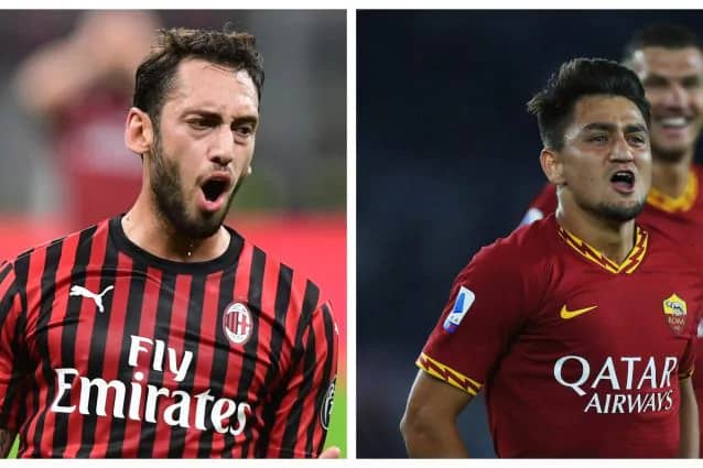 Calciomercato: Milan e Roma pensano allo scambio Under- Calhanoglu