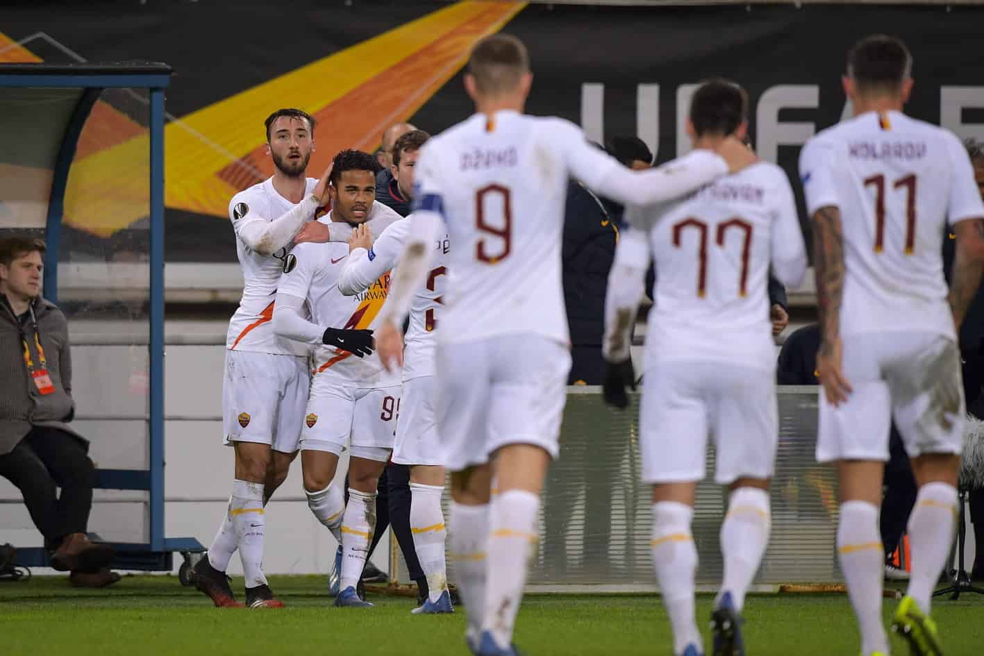 Video Gol Highlights Gent-Roma 1-1: Kluivert riprende David. Roma agli ottavi