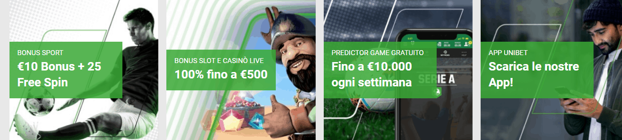 Unibet caratteristiche