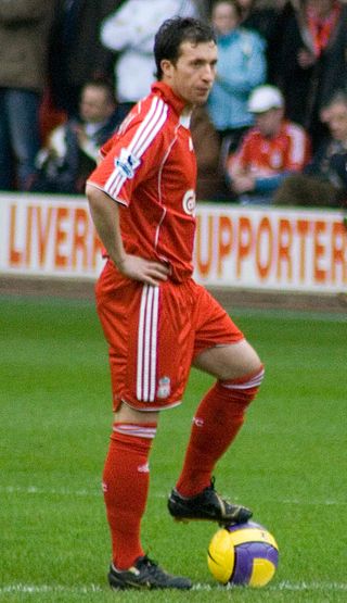 Robbie Fowler con la maglia del Liverpool