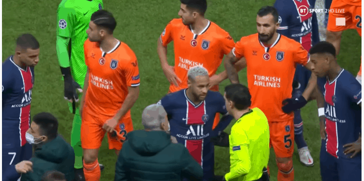 Psg Basaksehir razzismo 