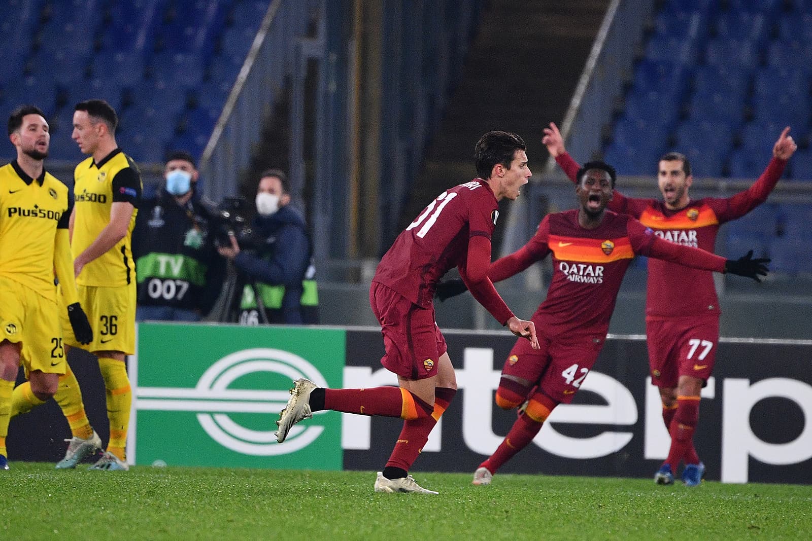 Roma-Young Boys 3-1, le pagelle: Mayoral,chi la dura la vince. Calafiori, baciala ancora. Dzeko, ritorno al passato